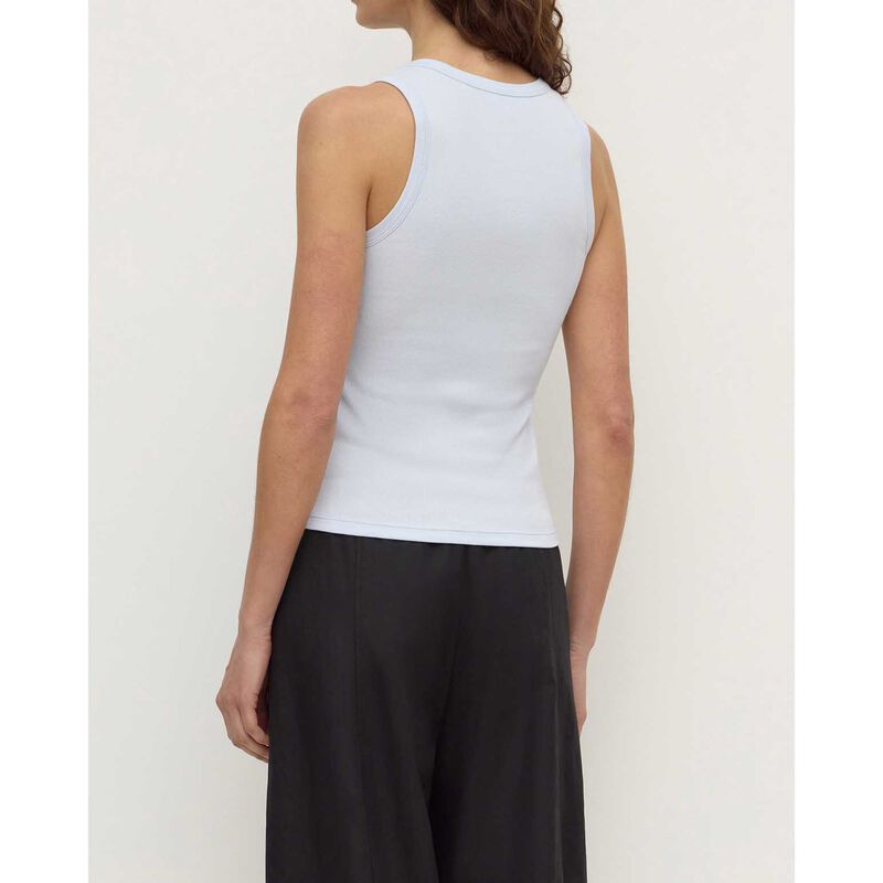 Assembly Label Robyn Scoop Neck Rib Tank Powder Blue image number 1